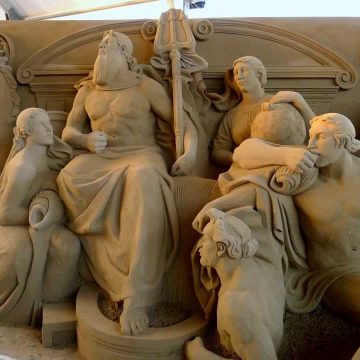 sculrure di sabbia